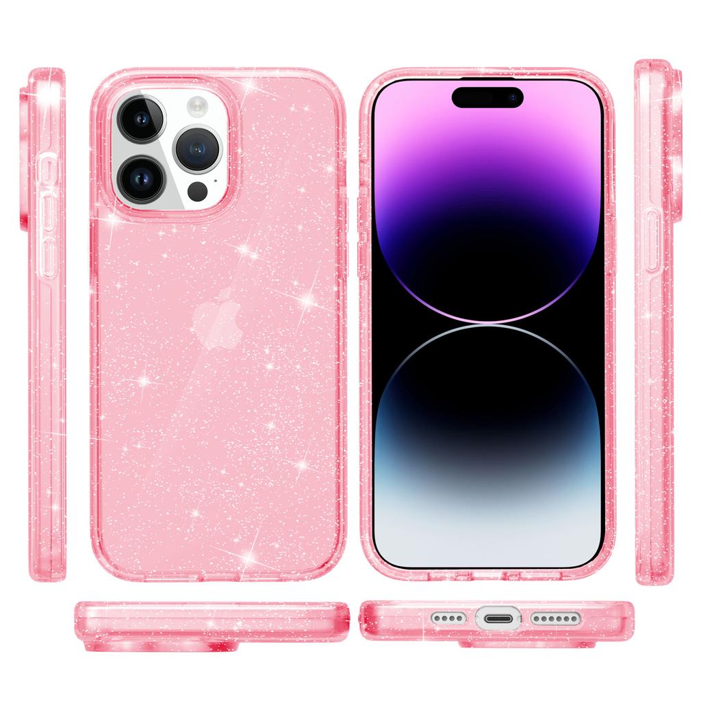 Applicable To iPhone11Pro Terminator Glitter Mobile Phone Case New 11Pro Transparent Fine Flash Anti-collision and Anti-drop Case PC