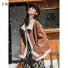 LAGOGO Women's Faux Shearling Coat
