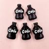 Creative Perforated Pendant Cartoon Elements Candy Color Handmade Material Cute 5Pcs 18.8*30mm Coke Bottle Shape Phone Chain Making Acrylic Beads