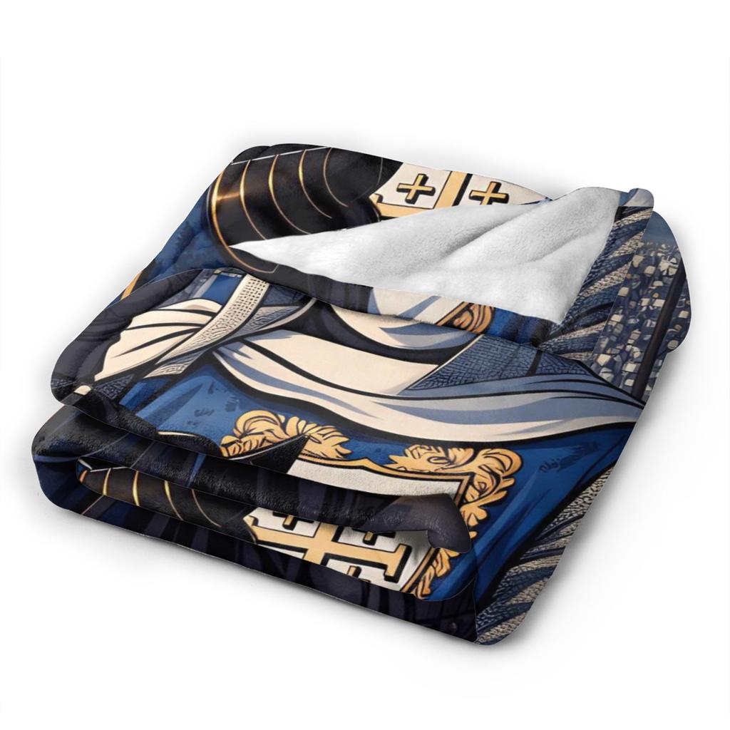 Baldwin IV of Jerusalem Flannel Blanket Adults Child Super Soft Throw Blanket Winter Home Decor Bedspread Sofa Bed Cover