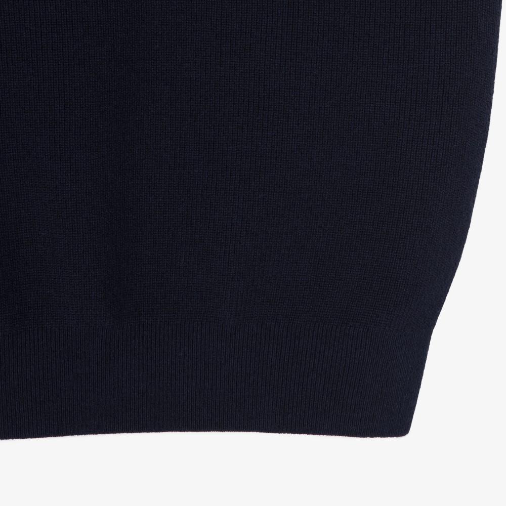 Lacoste Men's Short-Sleeve Rib Knit Twisted Yarn Crew Neck Pullover AH827E-56G166