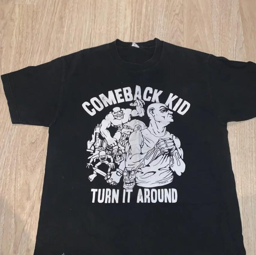 Comeback Kid, Turn it around T shirt Unisex Black T-Shirt Unisex T-Shirt M