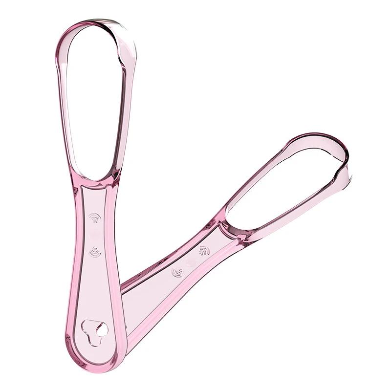 New In 1Pcs Tongue Cleaner Tongue Cleaning Scraper Reusable Oral Cleaning Scraper Multicolor Oral Hygiene Care Tongue Brush Tool