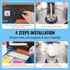 Electric Cotton Candy Machine, 1000W Candy Floss Maker, Commercial Cotton Candy Machine with Cover, Stainless Steel Bowl, Sugar Scoop, Drawer, Perfect