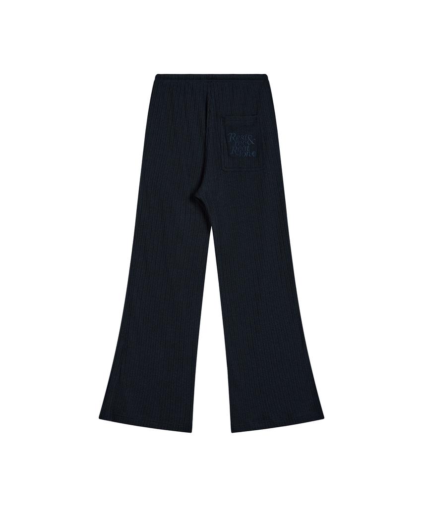 REST&RECREATION Lounge Flare Pants - Navy