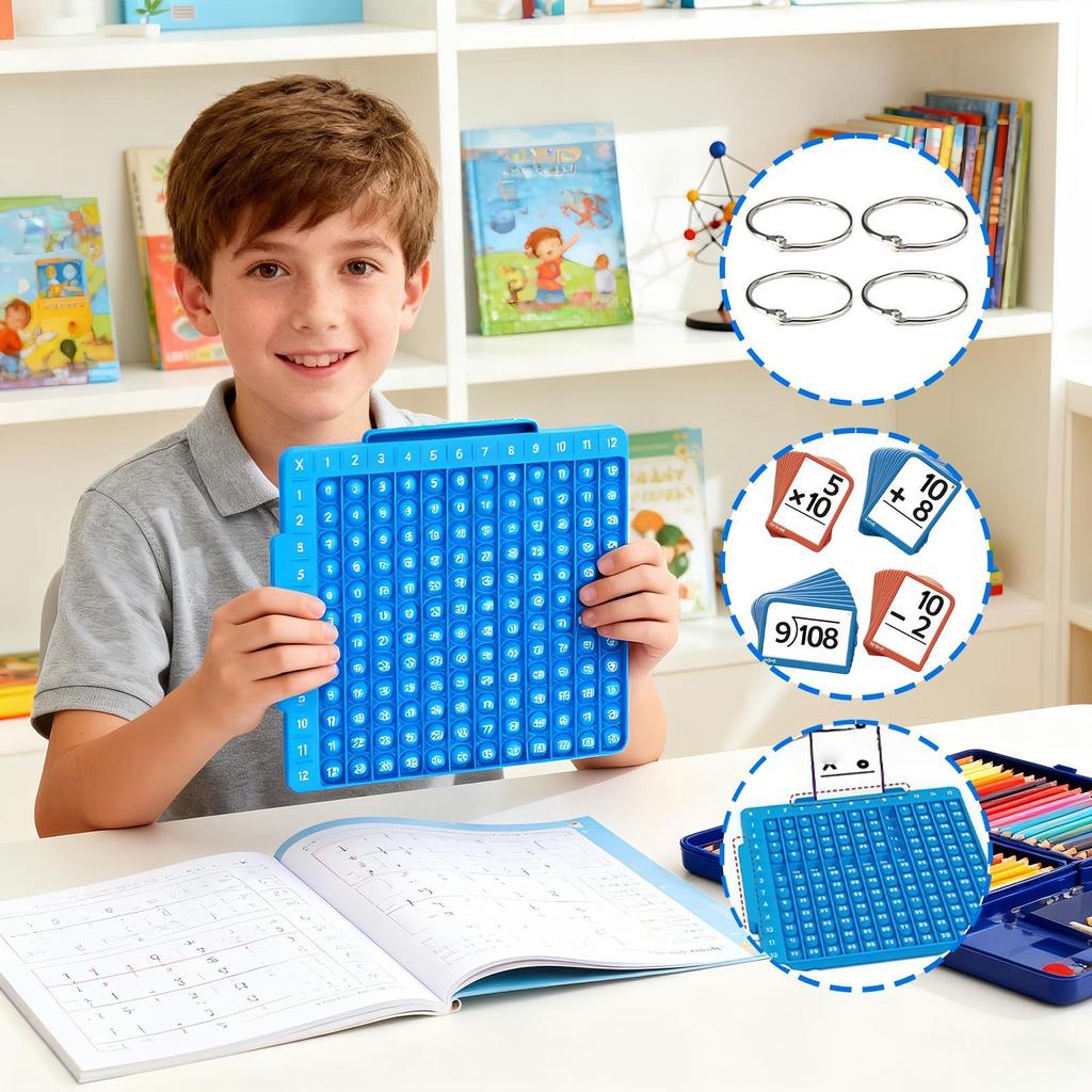 Maths Flash Cards Maths Board Multiplication Flash Cards Maths Hand Calculator Maths Games Toys for Kids increase intelligence