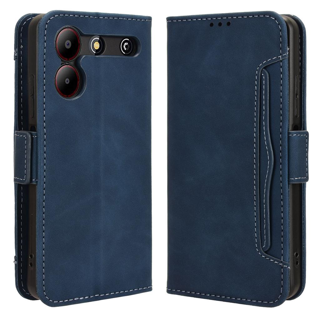 For ZTE Blade A54 Leather Folio Wallet Case Stand View Phone Cover Card Slots