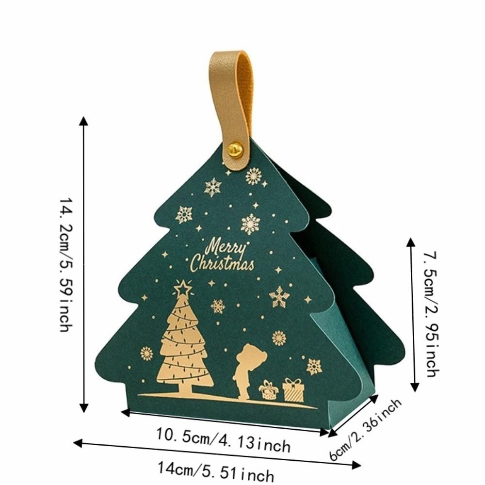 10PCS Compact Candy Gift Box Triangle Shape Party Favor Box New Gift Boxes with Handles  Party Favor