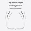 Louis Oval Pure Titanium Glasses - Small Frame, Screwless 47 Mm, High-End Nerd Style, Cold Aesthetic