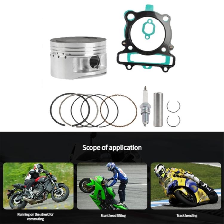 Uszczelka tłoka silnika zamienna Akcesoria do motocykli Łatwy montaż Zestaw uszczelek pierścieni tłokowych motocykla do YFM 350