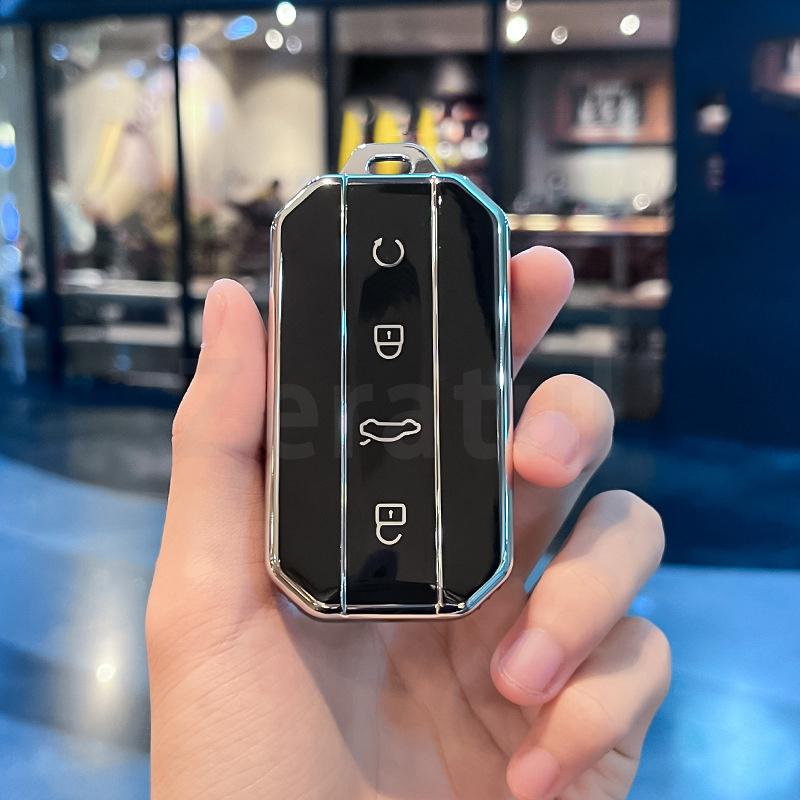 Tpu Car Key Case Cover Keychain Accessories For Chery Jaecoo J5 J7 Auto Protection Keyless Shell Bag Housing Holder