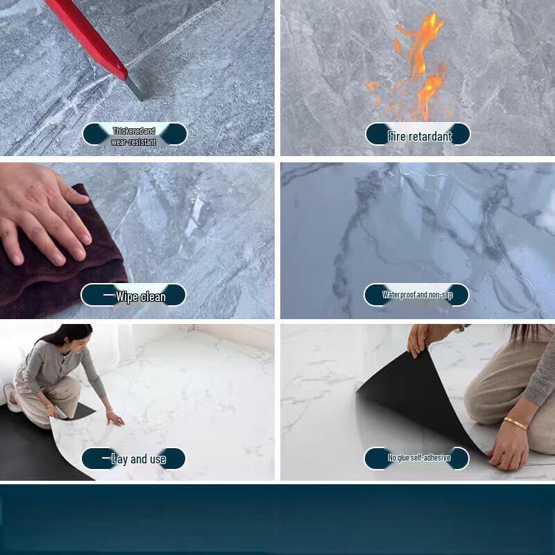 Self-Adhesive PVC Floor Tile