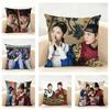 Fantasy Anime B-Bon Appetit Your Majesty Cushion Cover Linen Pillowcase Soft For Sofa Bed Home Room Decor