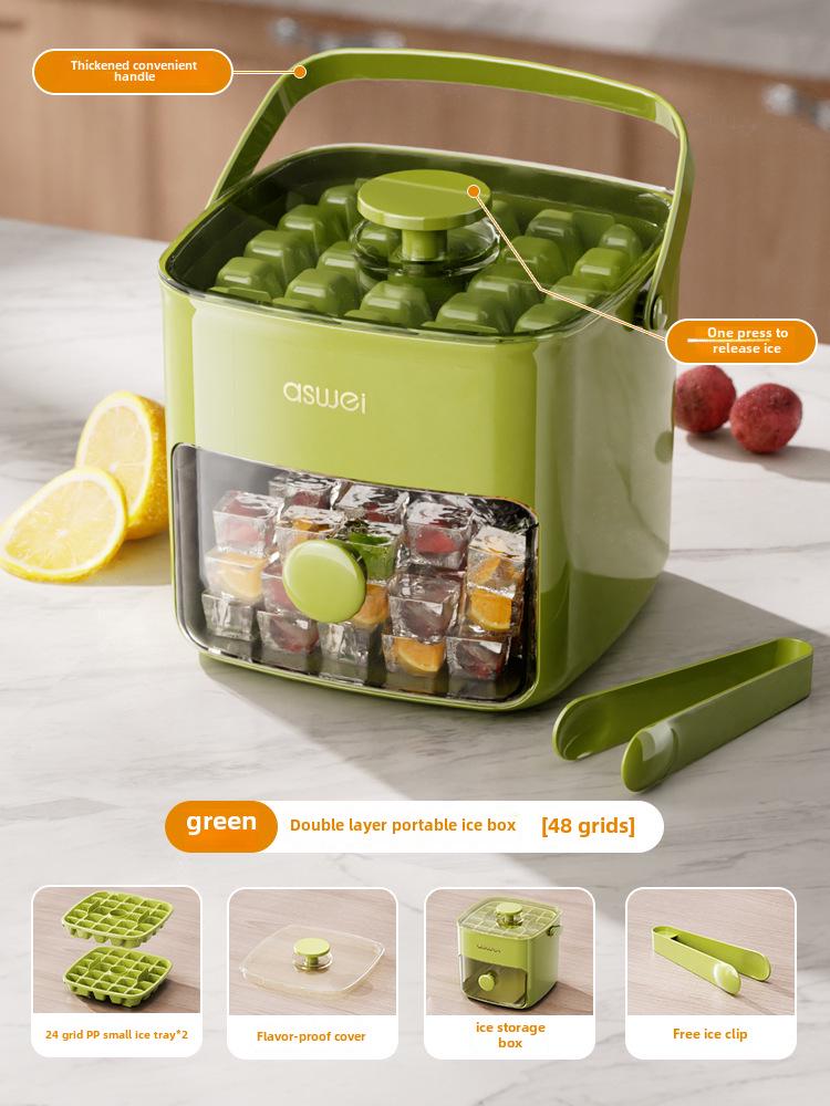 

Форма для льда большой емкости - бытовая коробка для хранения пищевого льда