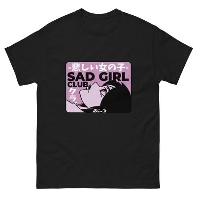 Anime Sad Girl T-shirt for Women & Men Unisex T-Shirt