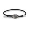 Viking Rune Bracelet for Men Stainless Steel Mjolnir Thor Hammer Norse Mythology Amulet Waterproof Steel Wire Male Wristband