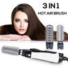 Multi-Functional Portable Negative Ionic Hot Air Brush One Step Hair Dryer Brush Styling Tools
