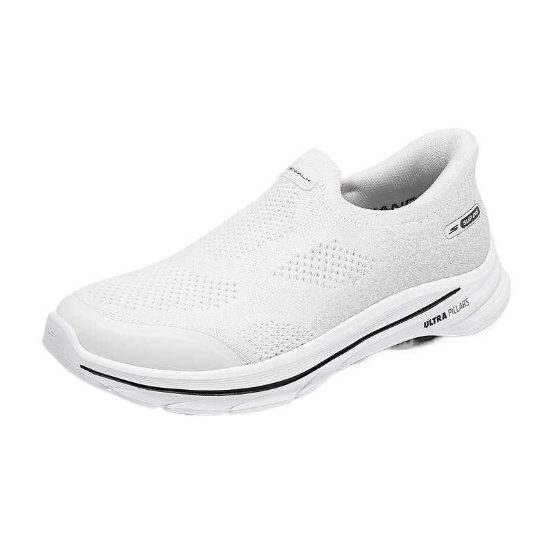 Skechers Women's GO WALK Abrasion Resistant Low Top Casual Shoes Women's White