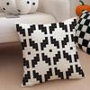 Retro Pixeliger Ar Pixel-Druck Textur Kissenbezug Überwurf-Kissenbezug Verdeckter Knopf Strapazierfähiges Polyester Stuhlkissen