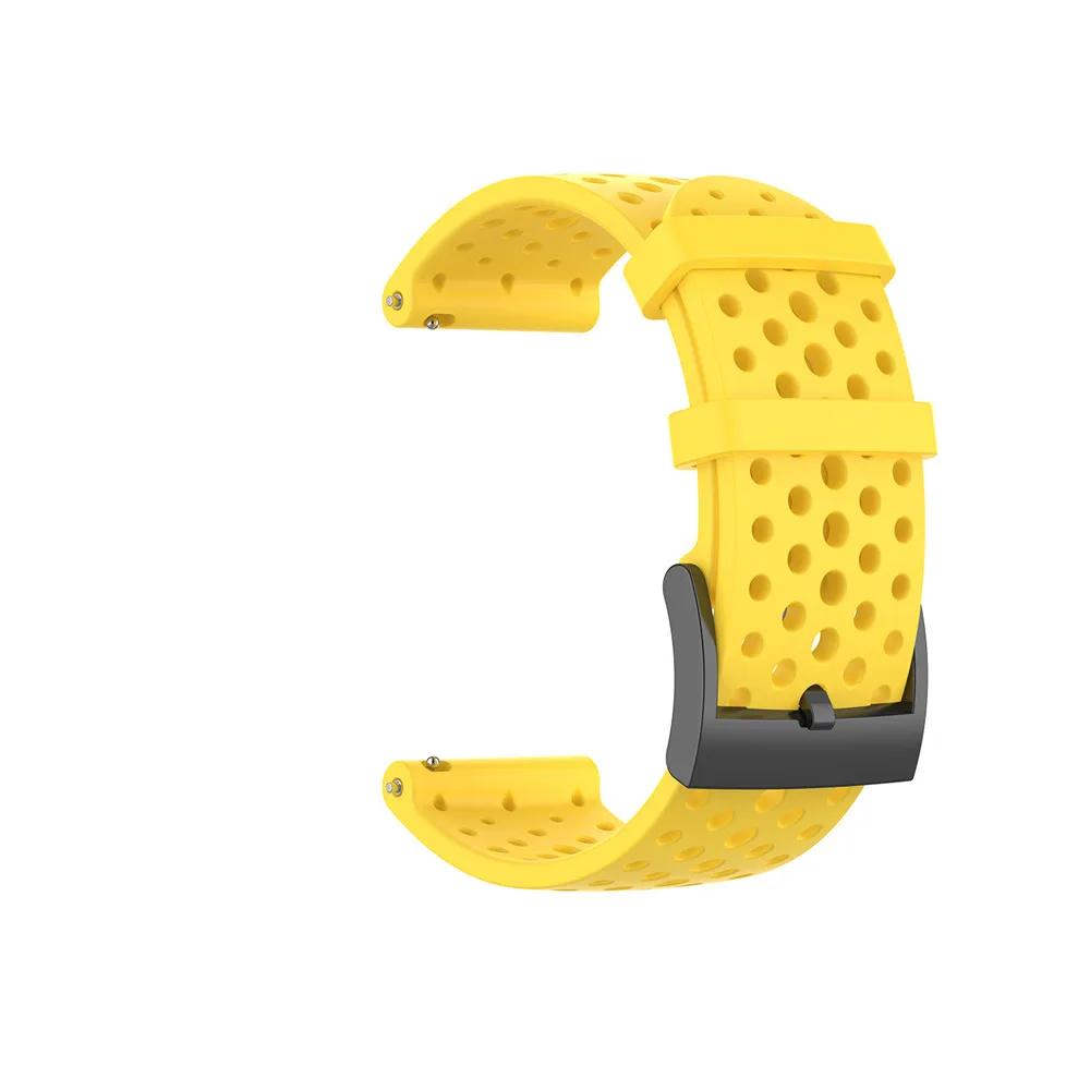 Cinturino in silicone per orologio per suunto spartan sport wrist hr per Suunto 9/9 baro/suunto7/ D5 Orologio 24mm Cinturino di ricambio Bracciale 24mm