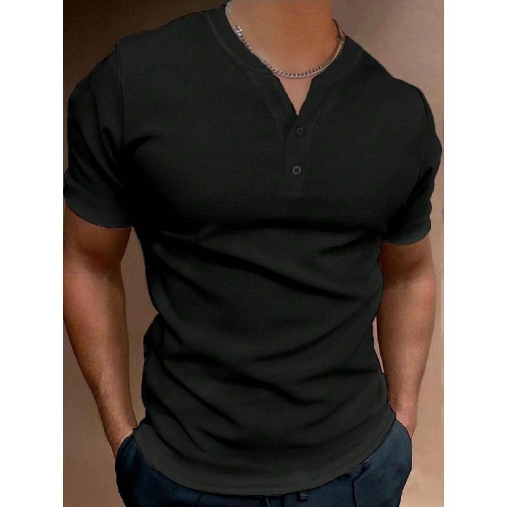 Summer Fashion Men'S Short Sleeved T-Shirt Trendy And Cool V-Neck Shirt Men'S New Top