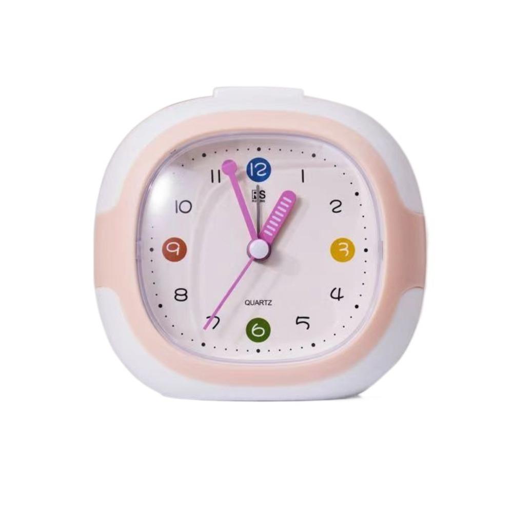 Silent Alarm Clock Anti-drop Tabletop Clock Mute Children Desktop Clock  Student Learning