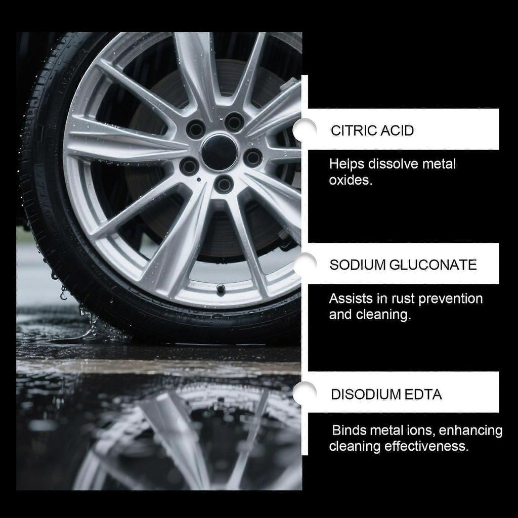Car Wheel Rust Removal Spray Car Cleaning Metal Rust Stains Wheel Gloss Daily Maintenance Spray 1