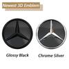 Hot Car Sticker Newest 3D Front Grill Star Emblem For Mercedes Benz GLE-Class W166 2016-2019 GLE350 GLE350d GLE400 GLE450 GLE500