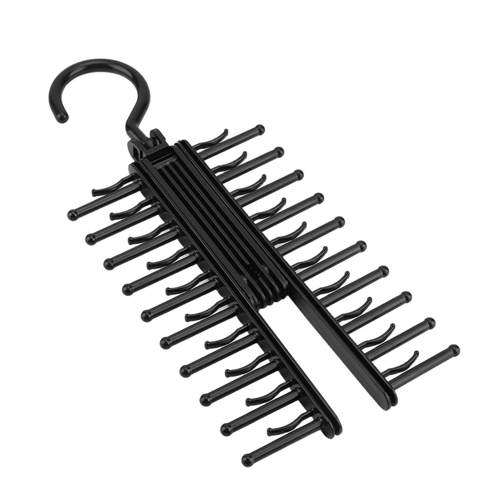 Tie and Belt Holder Holds 20 Ties, for Closet, 360 Degree Rotation, NonSlip, Space Saving