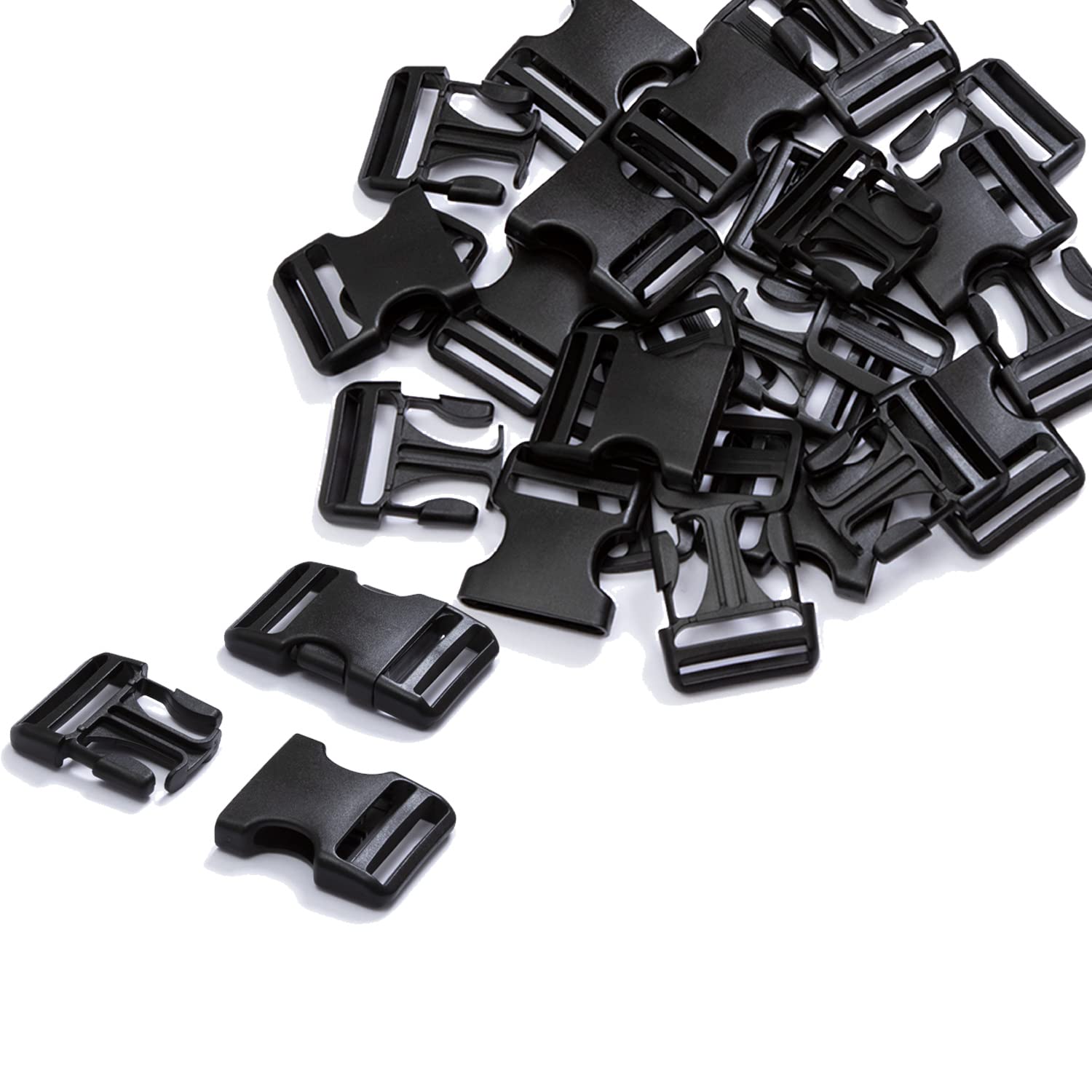 

Buckle Adjuster 38mm Set of 10 Black Crafts DIY Handmade Belt Bag Parts Repair [Astro] & 888-42