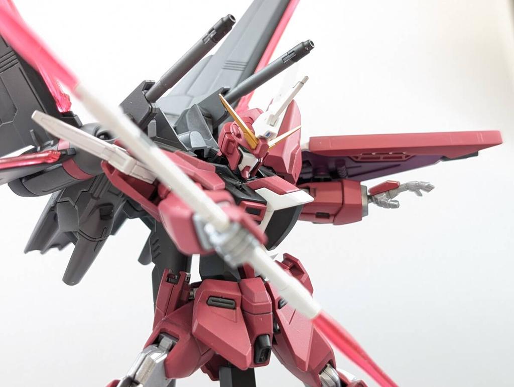 Bandai HGCE Infinite Justice Gundam Painted and Assembled Model Kit 1/144 Type-2 (Gundam Plastic Model)