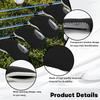 Xiaomi Golf Club with See Through Window 10Pcs Golf Covers Golf Wedge Headcovers Clear Visible Head Covers Golf Accessories for Putters