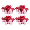 A74E-96-Piece Gift Box Set - Square Ring Jewelry Box For Anniversaries, Weddings, Birthdays, Assorted Colors