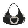 Dumpling bag women's handbag new fashion casual design sense love beautiful shoulder messenger bag