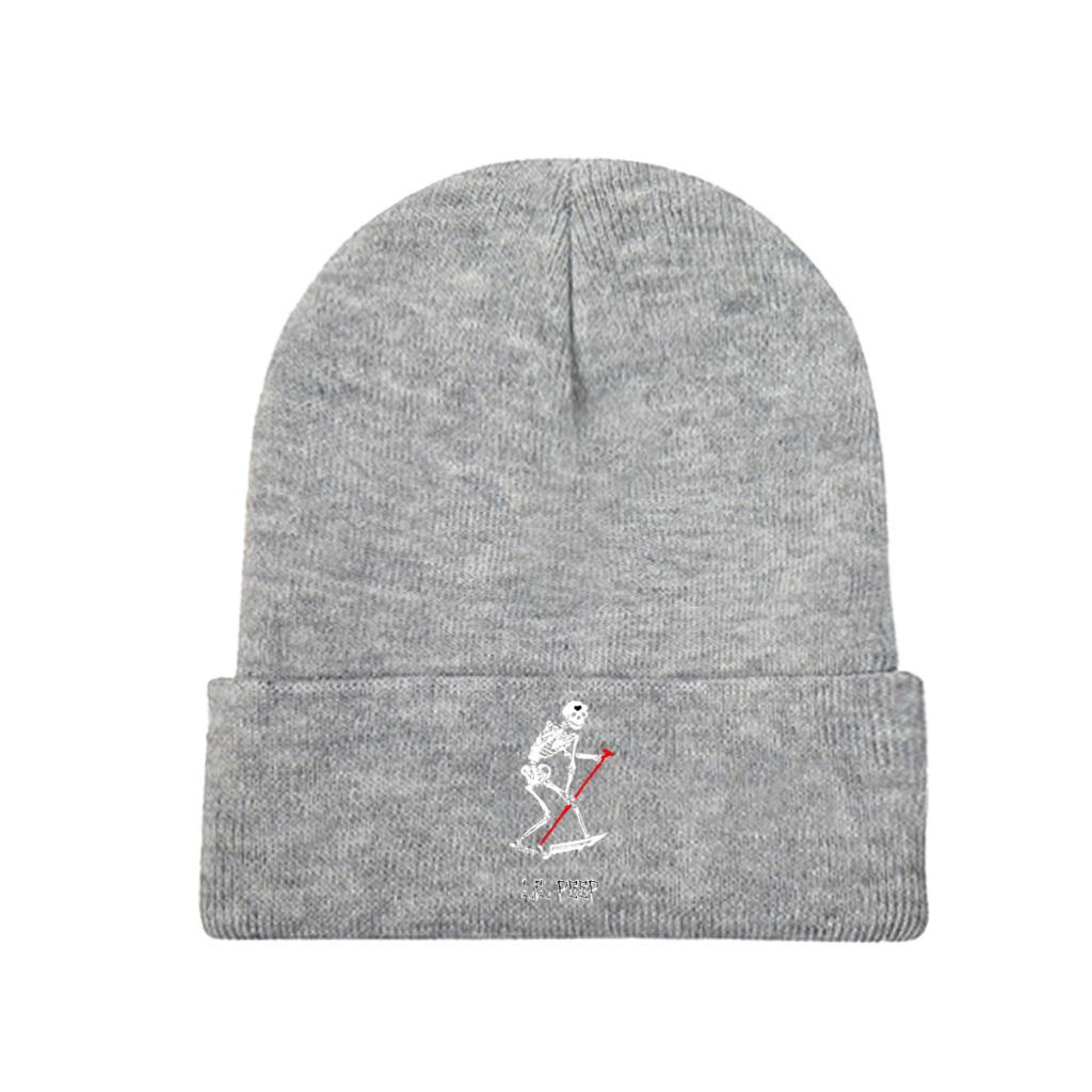 Lil Peep Skeleton Crybaby Best Seller Knitted Caps for Women Unisex Skullies Beanies Winter Hats Polyester  Casual Caps