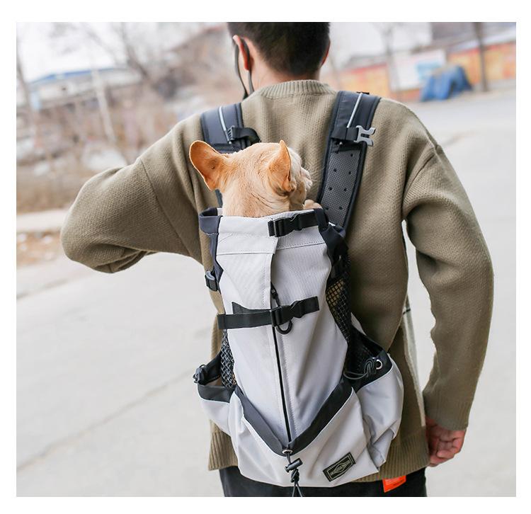 Sac à dos de voyage pour chien de compagnie, randonnée, ventilation extérieure, respirant, vélo, moto, sport en plein air, sac en maille, livraison directe