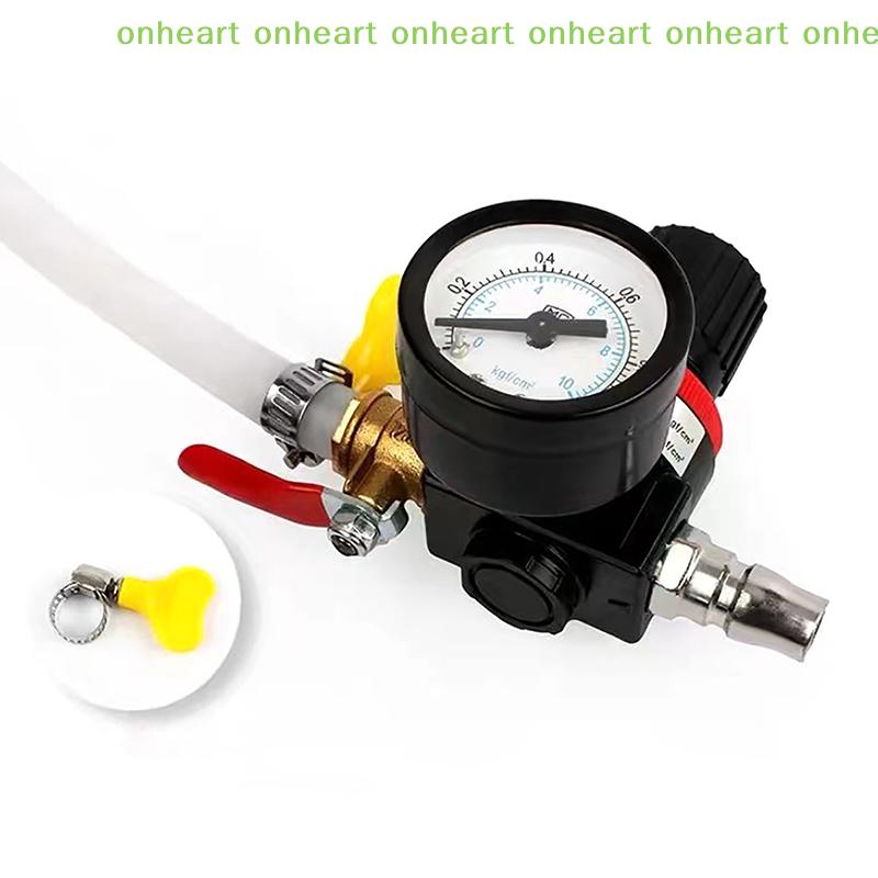 [C]Auto Coolant Water Tank Leakage Detector Universal Pressure Tester Gauge Car Cooling System Tester Radiator Durable