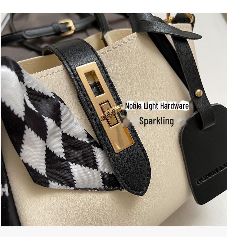 2024 Women's Crossbody Bucket Bag - Stylish Autumn Handbag, Convertible Single Shoulder or Portable Design, Perfect for Work