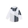 Fila Fusion Woven Spliced Sports Loose Hooded Jacket Women jackets White T11W212705FWT