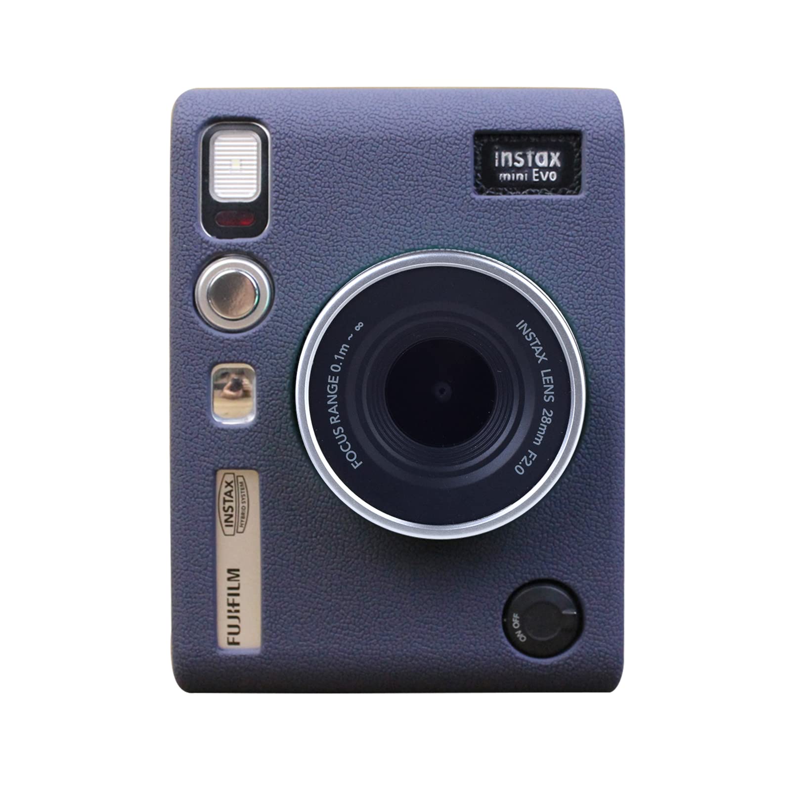 

HIYQIN чехол fujifilm instax mini evo, силиконовый дорожный противоударный чехол instax evo силиконовый чехол силиконовый чехол защитный чехол (синий)