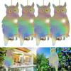 With Bells Fake Bird Scare Device Double-sided Laser Bird Repeller  Balcony