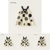 Girl Summer Dress With Cotton Fabric And Dot Pattern For Ages 3 To 8