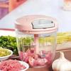 1 Pcs New Mini Manual Garlic Grinder Household Garlic Puree Grinder Meat Grinder Multifu Complementary Food Processor Blender