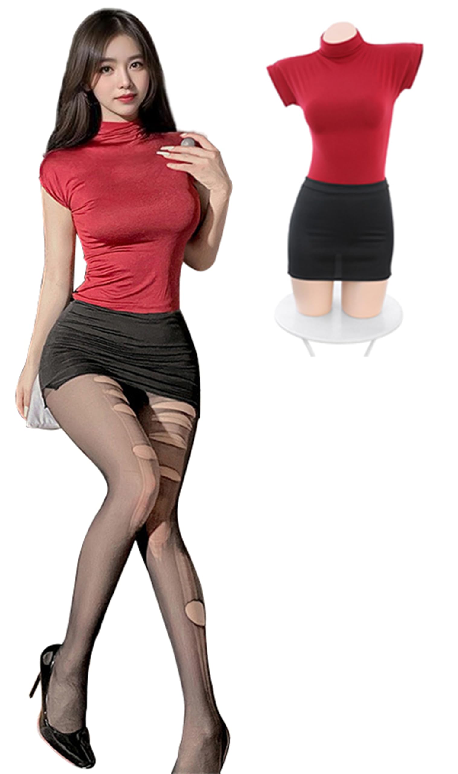 Female office ladies sexy maid fancy photo stockings free size [ssetoy] teacher, teacher, secretary, lady, cosplay, sexy, cute, underwear, outfit,