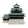 Sankei Minituart Kit Meijo Series National Treasure Matsue Castle Paper Craft 1/300 MK04-06