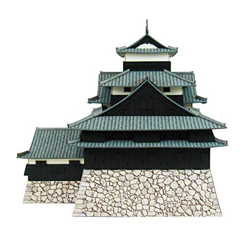 Sankei Minituart Kit Meijo Series National Treasure Matsue Castle Paper Craft 1/300 MK04-06