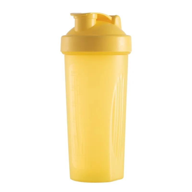 600ml Portable Protein Powder Shaker Bottle Leak Proof Water Bottle for Gym Fitness Training Sport Shaker Mixing Cup with Scale