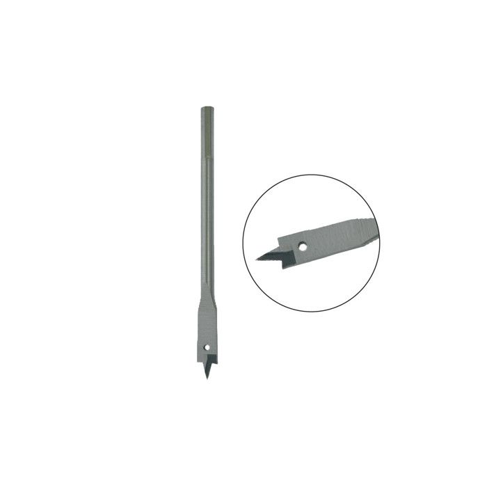 Foret bêche - FISCHER - Bois bit 25mm - Perçage de grands trous - Blanc