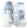 Cosplay Wig With Blue White Gradient Hightemperature Silk For Anime Costume Party