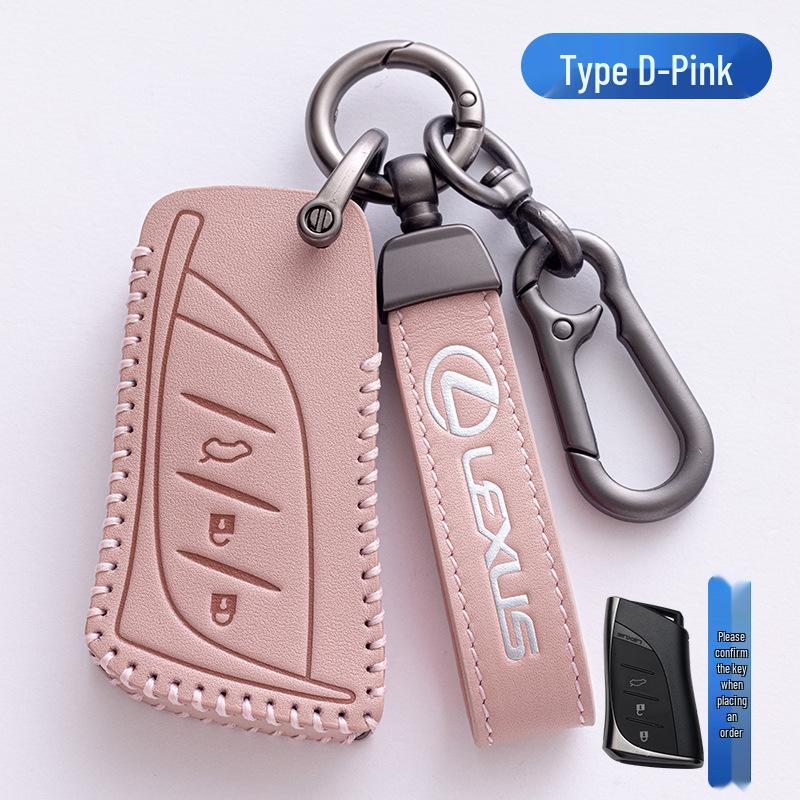 Husă cheie Lexus pentru GS IS ES200 NX RX300 CT200h - Geantă din piele cerată cu ulei